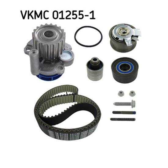 SKF Water Pump And Timing Belt Set VKMC 01255-1