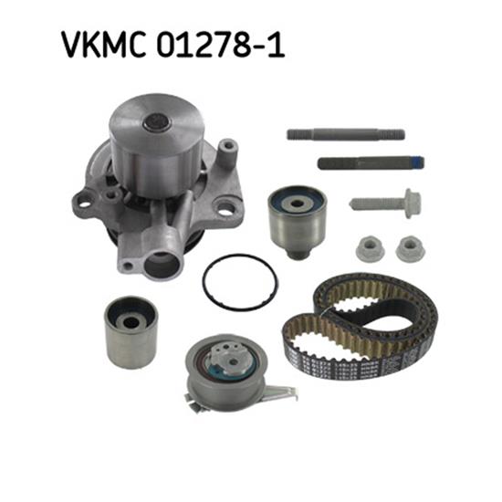 SKF Water Pump And Timing Belt Set VKMC 01278-1