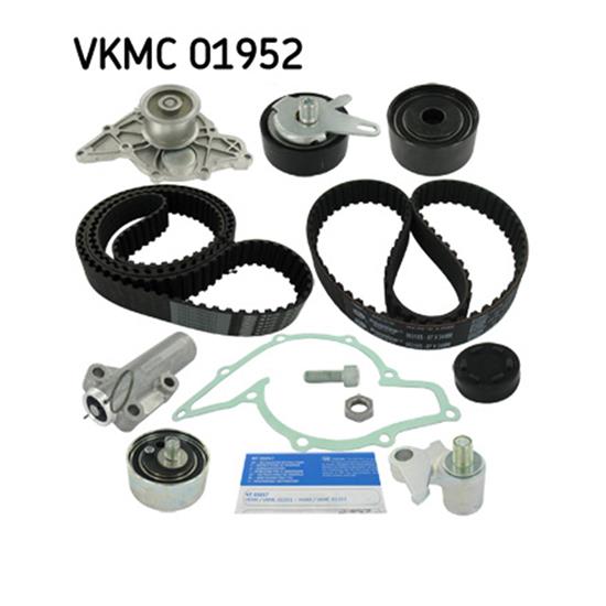 SKF Water Pump And Timing Belt Set VKMC 01952