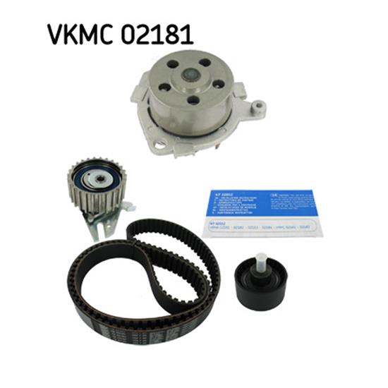 SKF Water Pump And Timing Belt Set VKMC 02181