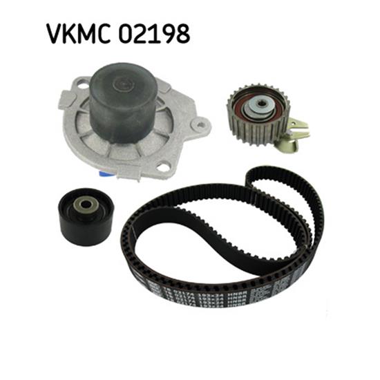 SKF Water Pump And Timing Belt Set VKMC 02198