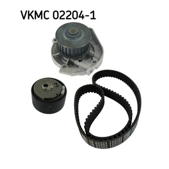 SKF Water Pump And Timing Belt Set VKMC 02204-1