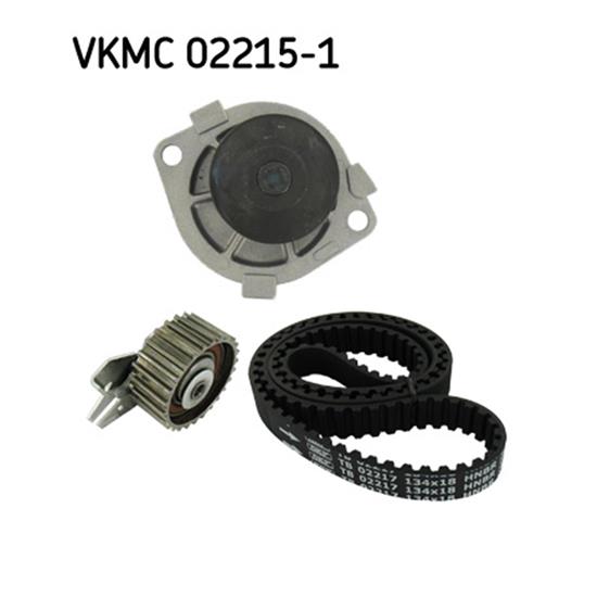 SKF Water Pump And Timing Belt Set VKMC 02215-1