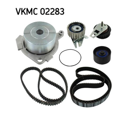 SKF Water Pump And Timing Belt Set VKMC 02283