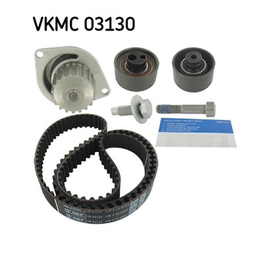 SKF Water Pump And Timing Belt Set VKMC 03130