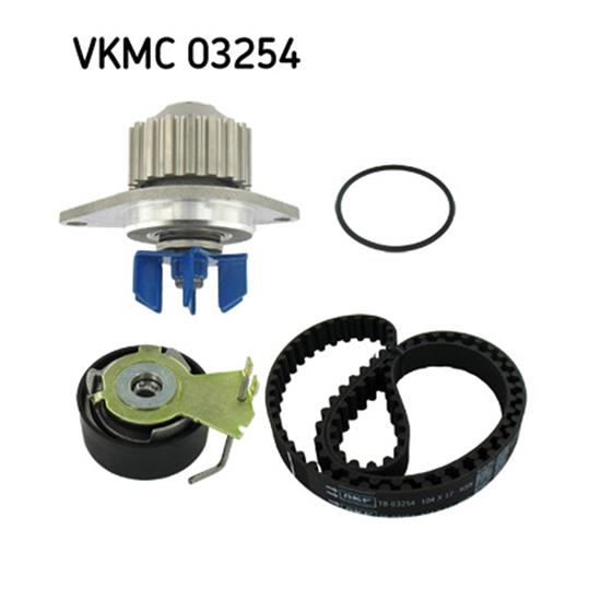 SKF Water Pump And Timing Belt Set VKMC 03254