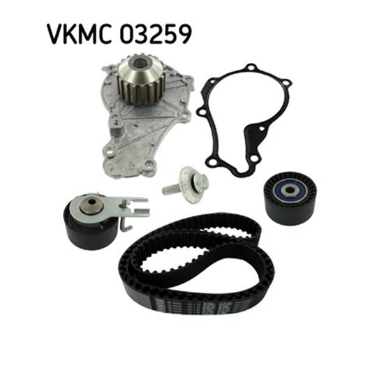 SKF Water Pump And Timing Belt Set VKMC 03259