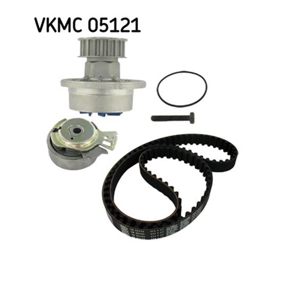 SKF Water Pump And Timing Belt Set VKMC 05121