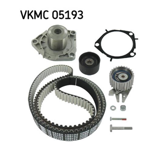 SKF Water Pump And Timing Belt Set VKMC 05193