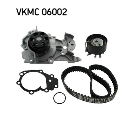 SKF Water Pump And Timing Belt Set VKMC 06002