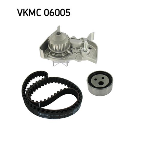 SKF Water Pump And Timing Belt Set VKMC 06005