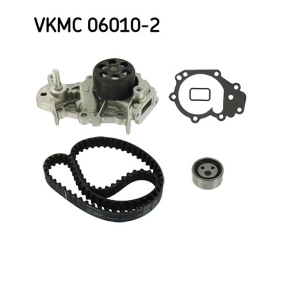 SKF Water Pump And Timing Belt Set VKMC 06010-2