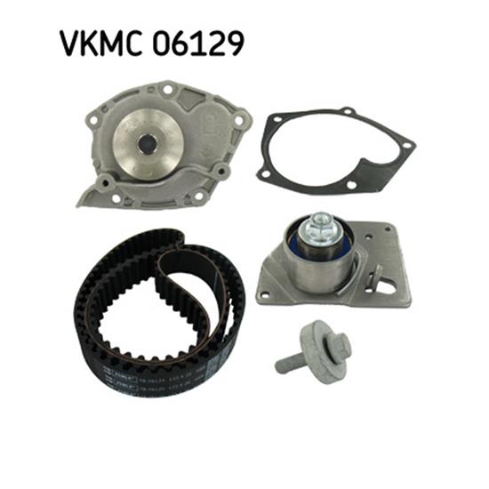 SKF Water Pump And Timing Belt Set VKMC 06129