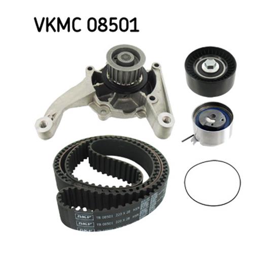 SKF Water Pump And Timing Belt Set VKMC 08501