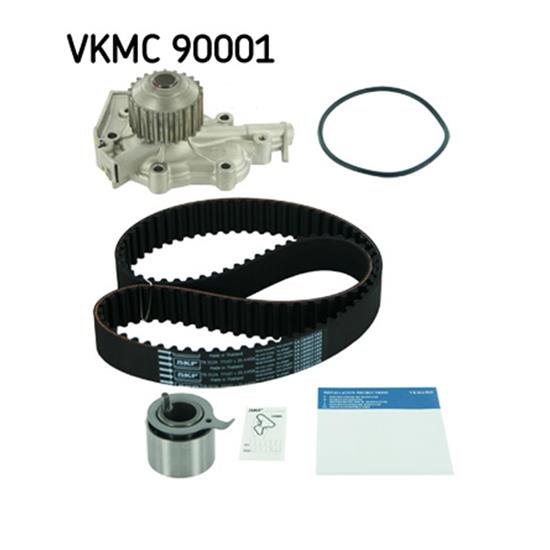 SKF Water Pump And Timing Belt Set VKMC 90001