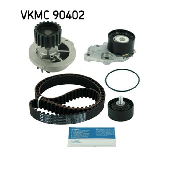 SKF Water Pump And Timing Belt Set VKMC 90402