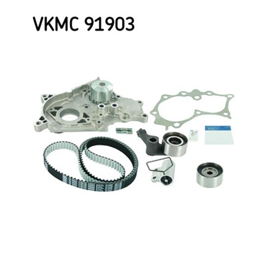 SKF Water Pump And Timing Belt Set VKMC 91903