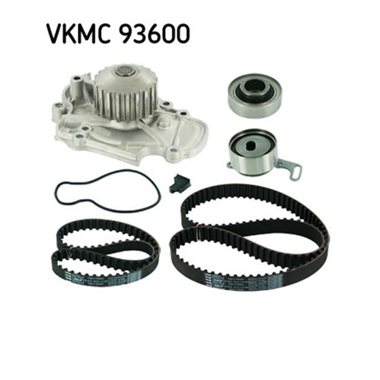 SKF Water Pump And Timing Belt Set VKMC 93600