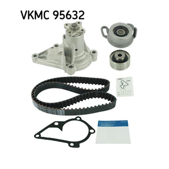 SKF Water Pump And Timing Belt Set VKMC 95632