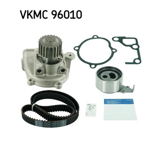 SKF Water Pump And Timing Belt Set VKMC 96010