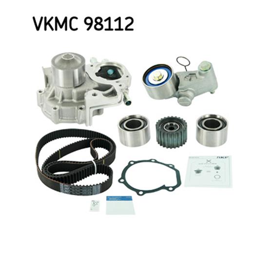 SKF Water Pump And Timing Belt Set VKMC 98112