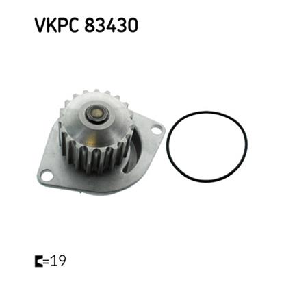 SKF Water Pump VKPC 83430