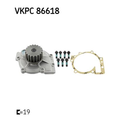 SKF Water Pump VKPC 86618