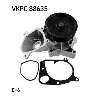 SKF Water Pump VKPC 88635