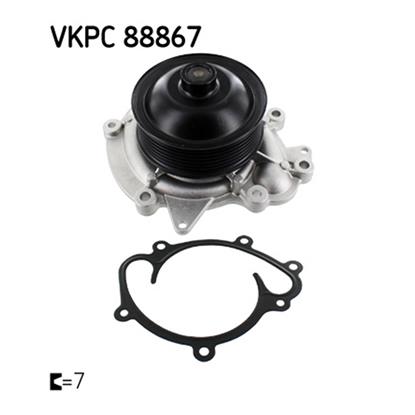 SKF Water Pump VKPC 88867