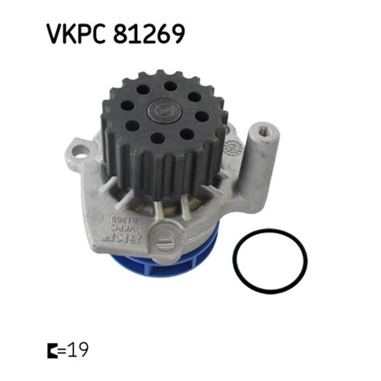 SKF Water Pump VKPC 81269