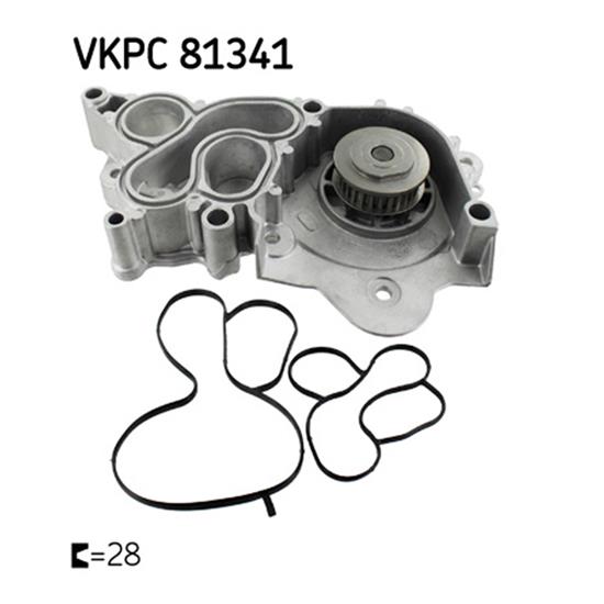 SKF Water Pump VKPC 81341