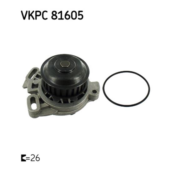 SKF Water Pump VKPC 81605