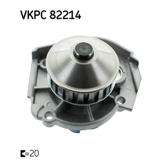 SKF Water Pump VKPC 82214