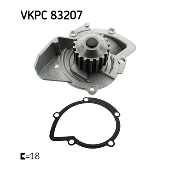 SKF Water Pump VKPC 83207