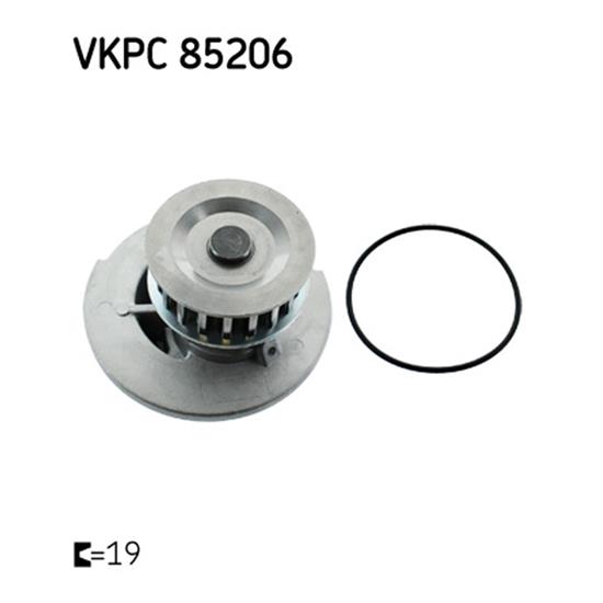 SKF Water Pump VKPC 85206