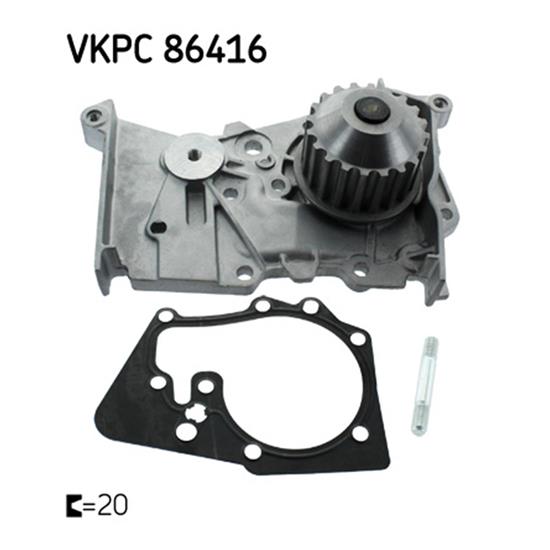 SKF Water Pump VKPC 86416