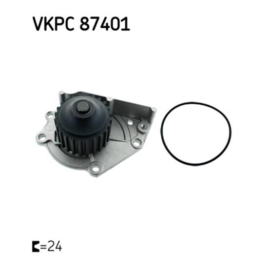 SKF Water Pump VKPC 87401